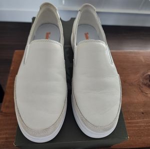 Timberland Women's Atlanta Green Slip On White Shoes Size 8.5M